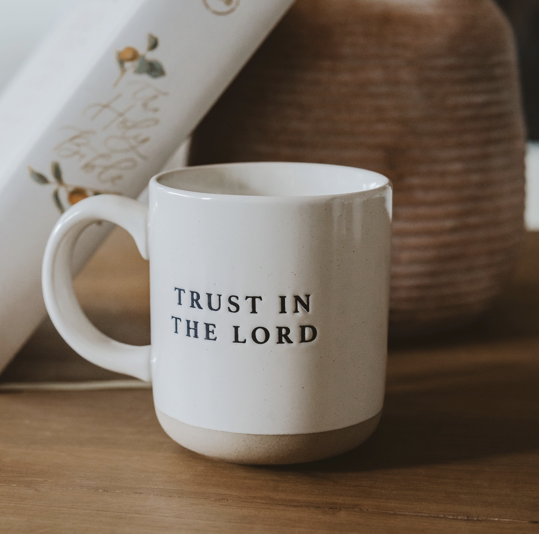 Trust in the Lord Mug – Inspirational Ceramic Coffee Cup