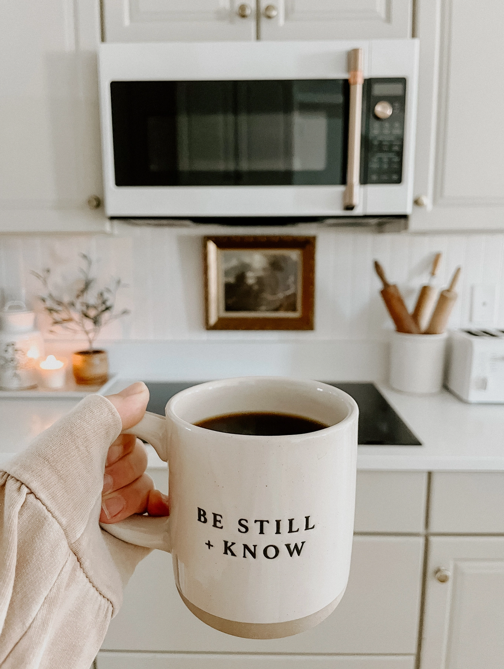 Be Still + Know Mug – Inspirational Ceramic Coffee Cup